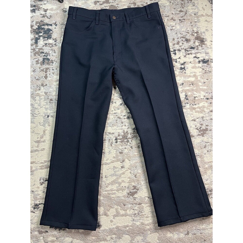 Vintage Levi's Pants Men's 38x32 Blue Chino Straight Dacron Polyester 90's USA